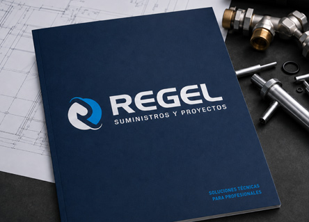 Logotipo de Regel, Suministros y Proyectos
