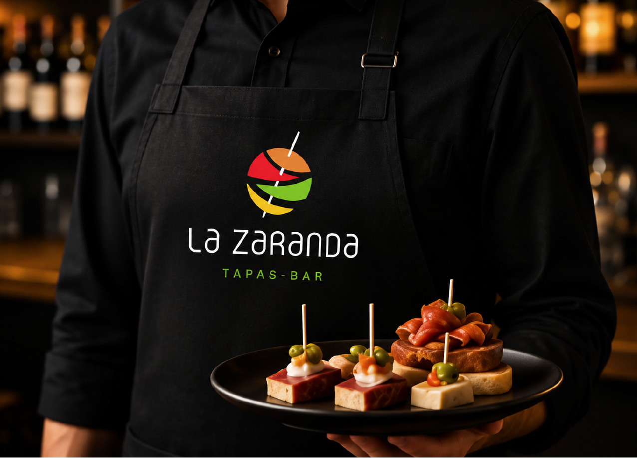 Diseñador de logotipos personalizados para bar de tapas en Madrid